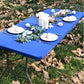 🌸 LIMITED TIME SPECIAL PRICE:£ 7.99!!! ✨Pack Stretch Fabric Table Top Cap Cover, fits 4ft/6ft/8ft Tables