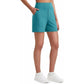 ⏳Limited-time Special Price:£14.99!!🩳Women's High-Waisted Athletic Bermuda Shorts with Pockets – Running, Yoga, Summer Casual Activewear