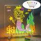 ⏳Surprise Price: Only £9.99!!!🎨Luminous Led Drawing Board For Children🎁Buy 1 Get 7 Colour Pens &Foldable stand For Free