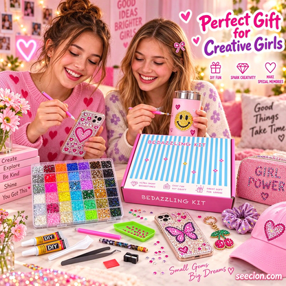 🎄Christmas Pre Sale￡13.99!!☃️AB Color Jelly Flatback Resin Rhinestones Kit with Storage Organizer Box Glue and Tools for DIY Nail Art Clothes and Phone Case Decoration✨