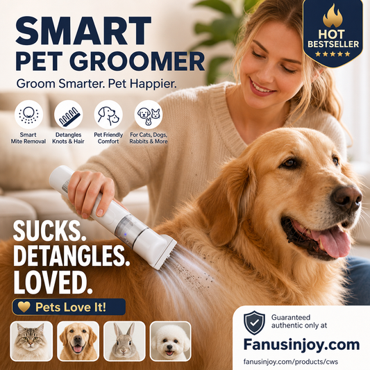 💗LAST DAY SALE 50% OFF⚡50K+ SOLD!!🐈Electric Pet Grooming Comb🐕Keep your furry friends away from mites, fleas and tangled fur！