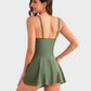 💥👙LAST DAY SALE: ONLY ￡12.99!!💃Women's One Piece Tummy Control Tie Knot Swimsuit