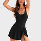 💥👙LAST DAY SALE: ONLY ￡12.99!!💃Women's One Piece Tummy Control Tie Knot Swimsuit