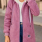🥳AUTUMN HOT SALE🥳💞50K+ SOLD!💥50% OFF! Long teddy coat with hood and fleece lining
