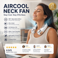🥳2026 HOT SALE🥳💨50% OFF!🍃 Neck Air Conditioner Fan – Ultra‑quiet, 360° rotating, 3 speeds. Hands‑free cooling, long battery. Summer essential! 😎🌬️