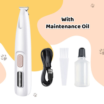 🐱Surprise Price: Only £9.99!!!🐶Waterproof Rechargeable Pet Shaver with LED Light👣