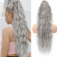 💜2026 NEW IN £12.99!!⚡50K+ SOLD! 💜Curly Wavy Frizzy Hair Extension with Ponytail