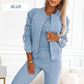 ⏳Time-Limited Special 70% Off⏰Women's Three-piece Baseball Jacket And Pants Set