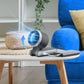 🌞Last Day Special Price:£ 10.99!!!🎁 ❄️Summer Savior A Hand-sized Hair Dryer💨5-Speed Foldable Handheld Fan Portable Design, Perfect Summer Companion!