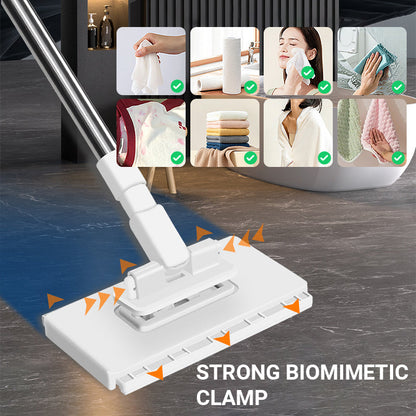 🔥Last Day Special Price:£7.99!!!🔥Disposable Dust Mop with 4 Reusable Cloths