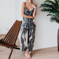 🔥LAST DAY SALE: ONLY ￡13.99!!💝✨Women's Fashion Spaghetti Strap Printed Jumpsuit