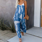 🔥LAST DAY SALE: ONLY ￡13.99!!💝✨Women's Fashion Spaghetti Strap Printed Jumpsuit