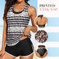 🏖️Summer Hot Special Price:£ 15.99!!!💝✨Women's Comfortable Printed Bikini 3-Piece Set