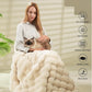 ⏳Time-Limited Special 70% Off⏰🔥🛏️Thickened Rabbit Plush&Milk Velvet Cover Blanket🍂Wrap up in Ultimate Comfort