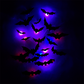 🏆Surprise Price: Only £8.99!!!🦇Halloween 3D Bat LED Wall Light Decor