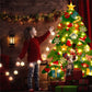🎅Christmas Hot Sales - 50% OFF!🎄DIY Felt Christmas Tree for Kids✨Reusable Ornaments + Fairy Lights