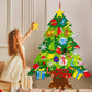🎅Christmas Hot Sales - 50% OFF!🎄DIY Felt Christmas Tree for Kids✨Reusable Ornaments + Fairy Lights