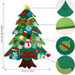 🎅Christmas Hot Sales - 50% OFF!🎄DIY Felt Christmas Tree for Kids✨Reusable Ornaments + Fairy Lights