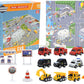 🎄Christmas Pre Sale 50%🎁🚗Kids Advent Calendar: Alloy Construction Engineering Vehicle Toy Sets