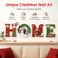 🎄Christmas Special Price:£9.99!!!⛄Christmas Wooden Wall Decor Letter Sign - HOME/JOY