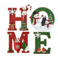 🎄Christmas Special Price:£9.99!!!⛄Christmas Wooden Wall Decor Letter Sign - HOME/JOY