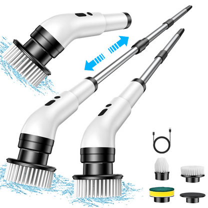🥳LAST DAY SALE 70% OFF⚡50K+ SOLD!!🧽Multi‑Function Electric Brush – IPX7 waterproof, dual speed. Interchangeable heads. Effortless grime removal. 🛡️⚡