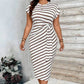 🥳Last Day Special Price:£ 13.99! 🥳💞50K+ SOLD!🌸Women's Knot Bodycon Dress – Leopard print, tummy-flattering knot. Comfy & chic for parties or date nights. Feel gorgeous. ✨🌹
