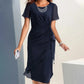 🔥LAST DAY SALE 50% OFF!!💃Elegant Fashion Solid Color Dress