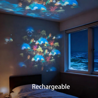 🥳2026 HOT SALE 50% OFF- ￡9.99!!💥🎉Dynamic Rotating LED Projector Light – Auto Rotating Dynamic Effect, Bright & Soft Lighting, Wide Application for Party & Home Decor ✨