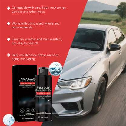 ⏳Limited-time Special Price:£7.99!!⏰Quick-Effect High-Gloss Car Detailing Spray🚗