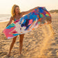🥳Limited-time Special Price:£ 10.99!!!🏖️2-in-1 Convertible Beach Towel & Drawstring Backpack