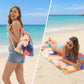🥳Limited-time Special Price:£ 10.99!!!🏖️2-in-1 Convertible Beach Towel & Drawstring Backpack