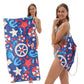 🥳Limited-time Special Price:£ 10.99!!!🏖️2-in-1 Convertible Beach Towel & Drawstring Backpack