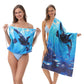 🥳Limited-time Special Price:£ 10.99!!!🏖️2-in-1 Convertible Beach Towel & Drawstring Backpack