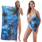 🥳Limited-time Special Price:£ 10.99!!!🏖️2-in-1 Convertible Beach Towel & Drawstring Backpack