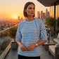 👕Last Day Special Price £15.99!!✨Women's Striped Relaxed Fit T-Shirt🔥Effortlessly Chic, Ultra-Comfortable & Wardrobe-Ready for Every Casual Moment!