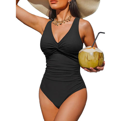 🔥 Last 24 Hours Only! £14.99!!⚡👙Women’s Tummy-Control One-Piece Swimsuit for Effortless Confidence & Summer-Ready Silhouette! 🌴