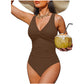 🔥 Last 24 Hours Only! £14.99!!⚡👙Women’s Tummy-Control One-Piece Swimsuit for Effortless Confidence & Summer-Ready Silhouette! 🌴