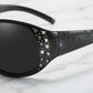 🥳LAST DAY SPECIAL SALE £9.99🌸✨ Retro Oversized Sunglasses – Polarized lenses cut glare, UV400 protection. Rhinestone details for a touch of glamour. Flattering for all face shapes. A stylish essential. 🕶️💎