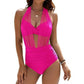 🎁Last Day Special Price:£15.99💥Women's Tummy Control Halter Swimsuit🩱