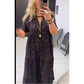 💞New arrival 60% OFF for a Limited Time!!👗WOMEN'S V-NECK LEOPARD PRINT MAXI DRESS! 💎