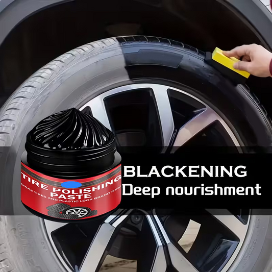 🏆 BUY 1 GET 1 FREE Special Price £7.99 ! 🚗✨ Car Tire & Plastic Trim Renewal Paste – Restores Shine, Prevents Cracking & Easy Application