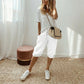 ⏳👖SUMMER Day Special Price:£ 15.99!!!⏰Women's Casual Cotton Linen Capris