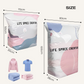 🥳LAST DAY BUY 1 GET 1 FREE!!💞💨 No‑Pump Vacuum Storage Bags – Press & seal, no pump needed. Saves 80% space, keeps clothes dry & dust‑free. Perfect for bulky bedding & off‑season gear. 🛏️🗄️