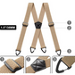 📢📢Last Day Special Price:£ 7.99!!!⏰Men's X-Back Suspenders with Hook Clips
