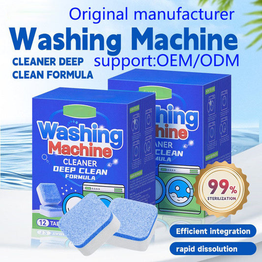 💥24H Only Special Price: £7.99!!! 🧼 Washing Machine Cleaner Tablets – Remove Odor, Limescale & Bacteria in 1 Cycle 🔔
