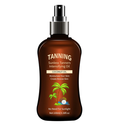 🏖️Limited-time Special Price:£9.99!!⚡50K+ SOLD!🌞Sunless Tanning Oil with Coconut Oil