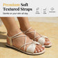🏖️Limited time Special Price:£ 11.99!!!⏳👙Women's Criss-Cross Strap Flat Sandals