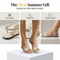 🏖️Limited time Special Price:£ 11.99!!!⏳👙Women's Criss-Cross Strap Flat Sandals
