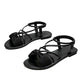🏖️Limited time Special Price:£ 11.99!!!⏳👙Women's Criss-Cross Strap Flat Sandals